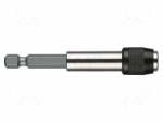 Holder | Socket size-inch: 1/4" | HEX 1/4" | Overall len: 79mm
