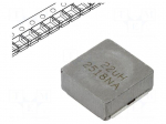 Inductor: wire | SMD | 22uH | 11A | 25.1m&Omega; | &plusmn;20% | IHLP | 17.15x17.15x7mm