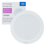 LED ceiling lamp PNI D-Light CL2418 18W, round 21.7 cm, 6400K, 230V, 1980 lm, cool white