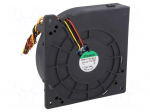 Fan: DC | blower | 12VDC | 120x120x32mm | 61m3/h | 53.8dBA | ball | 24AWG