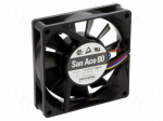 Fan: DC | axial | 12VDC | 80x80x20mm | 40.2m3/h | 25dBA | ball | 2300rpm