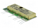 Module: RF | AM receiver | AM,ASK | 433.92MHz | -100dBm | 3VDC | 70uA