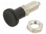 Indexing plungers | Thread: M16 | 8mm | steel | stainless steel