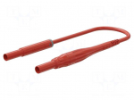 Test lead | 8A | insulated | Urated: 1kV | Len: 1m | red