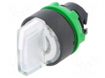 Switch: rotary | Stabl.pos: 2 | 22mm | white | Illumin: LED | IP66 | Pos: 3