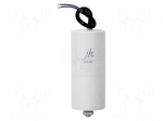 Capacitor: polypropylene | motors, run | 15uF | 450VAC | &Oslash;34x65mm | &plusmn;5%