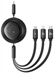 Cable Baseus Free2Draw 3in1100w Black
