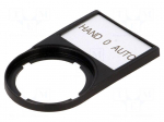 Bezel with description label | RMQ-Titan | 30x50mm