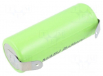 Re-battery: Ni-MH | 4/5A,4/5R23 | 1.2V | 2100mAh | soldering lugs