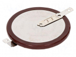 Re-battery: Li | VL3032 | 3V | 100mAh | soldering lugs | &Oslash;30x3.8mm