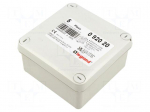 Enclosure: junction box | X: 116mm | Y: 116mm | Z: 60mm | plastic | IP55
