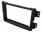 Radio mounting frame | Opel,Suzuki | 2 DIN | black