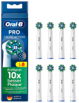 Oral-B CrossAction Replacement Brush Heads White 8 pcs