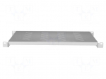 Shelf | 1U | grey | Standard: 19" | rack shelf