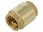 Check valve | G 1" internal | 16bar | brass | Medium: water