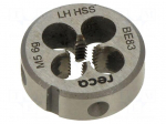 Threading die | M5 | 0.8 | &Oslash;: 20mm | Thk: 7mm | high speed steel | steel