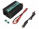 Converter: DC/AC | 500W | Uout: 230VAC | 12V | universal | 189x106x60mm