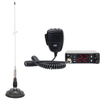 PNI Escort HP 5500 CB radio station and CB PNI ML100 antenna, length 100 cm, with magnetic base included