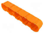 Enclosure: junction box | X: 71mm | Y: 354mm | Z: 63mm | orange