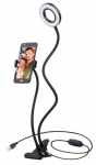 Platinet PMRL3 LED Ring Light with flexible phone clip