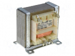 Transformer: mains | 2VA | 230VAC | 15.5V | 0.08A | Leads: solder lugs