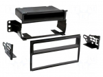 Radio frame | Nissan | 2 DIN | black