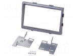 Radio frame | SsangYong | 2 DIN | black