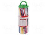 Set of heat shrink sleeves | 2: 1 | 200mm | polyolefine | Pcs: 80