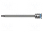 Socket: Torx&reg;-bit | TX27 | 1/4" | 100mm | Chrom-vanadium steel | Zyklop