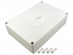 Enclosure: multipurpose | X: 180mm | Y: 254mm | Z: 57mm | TK PC | grey