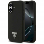 Case Guess Silicone Triangle Logo MagSafe for iPhone 17 / black