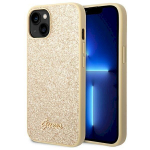 Guess GUHCP14SHGGSHD Glitter Script Hardcase for iPhone 14 / 15 / 13 6.1" / gold