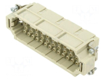 Connector: HDC | H-EE 46 SCM MALE INSERT 47-92