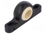 Bearing: pillow block | &Oslash;int: 20mm | lubricant-free