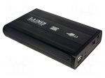 Hard discs housing: 3,5" | PnP and hot-plug | V: USB 2.0 | USB,SATA