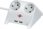 Brennenstuhl Desktop-Power USB-Charger 2x Power 2x USB - white