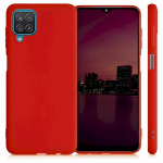 Fusion elegance fibre izturīgs silikona aizsargapvalks Samsung A125 Galaxy A12 sarkans