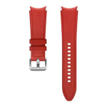 Samsung viedpulksteņa siksniņa priek&scaron; Galaxy Watch 4/4 Classic | āda | sarkana