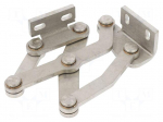 Hinge | stainless steel | 50mm | left,pivoting