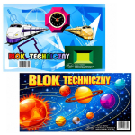 Kirjatarbed // Kooli kirjatarbed ja kunstitarbed // Blok techniczny biały A3 10 kartek 160g PROTOS