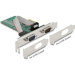 Delock PCIe x1 > 2 x seeria RS-232 adapter