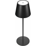 RealPower reguleeritav LED laualamp k&uuml;lm/soe valgus akuga, Black
