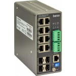 Barox RY-804GBTME juhitav L2/L3 Gigabit Ethernet (10/100/1000) v&otilde;rguseade Black