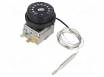 Sensor: thermostat with capillary | Output conf: SPDT | 10A | 400VAC