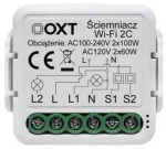 Moduł OXT mini ściemniacz 2 obwody WiFi TUYA T226