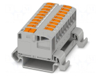 Splice terminal: rail | 24A | 690V | push-in | PA | L: 29.2mm | 0.14&divide;4mm2
