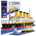 M&auml;nguala | PC | Konsoolid | Tarvikud // Harivad m&auml;nguasjad | Interaktiivsed | Loomingulised | Kunstilised // Klocki Konstrukcyjne Statek Titanic Model Statku 3D 1878 el.