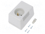Enclosure: for power supplies | with earthing | X: 65mm | Y: 90mm