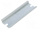 DIN rail | steel | W: 35mm | L: 105mm | ALN121208,ALN123608,P121209