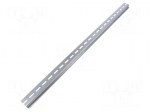 DIN rail | steel sheet | W: 35mm | L: 587mm | RITTAL-1001600 | AE,KL